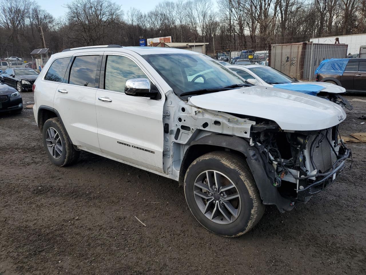 2021 Jeep Grand Cherokee VIN 1C4RJFBG0MC635175 Copart auction photo, front end damage thumbnail 4