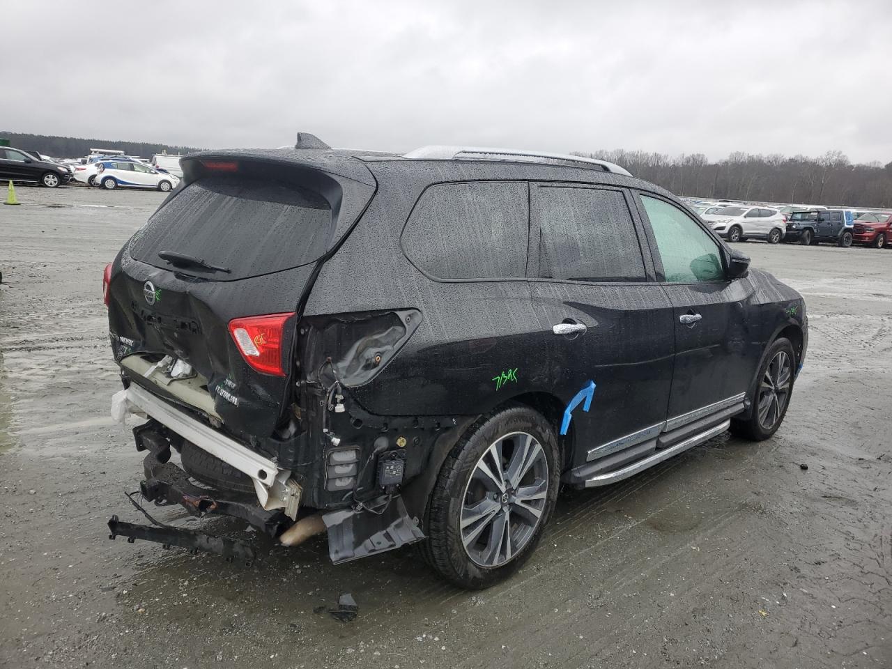2020 Nissan Pathfinder VIN 5N1DR2DM6LC597525 Copart auction photo, rear end damage thumbnail 3