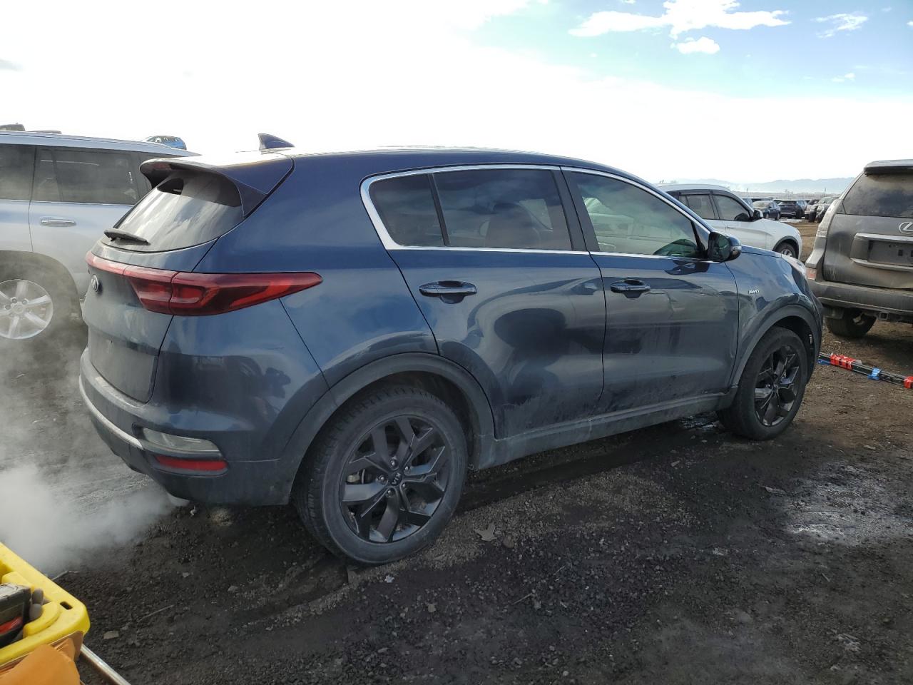 2022 KIA Sportage VIN KNDPMCAC5N7020644 Copart auction photo, undercarriage damage thumbnail 3