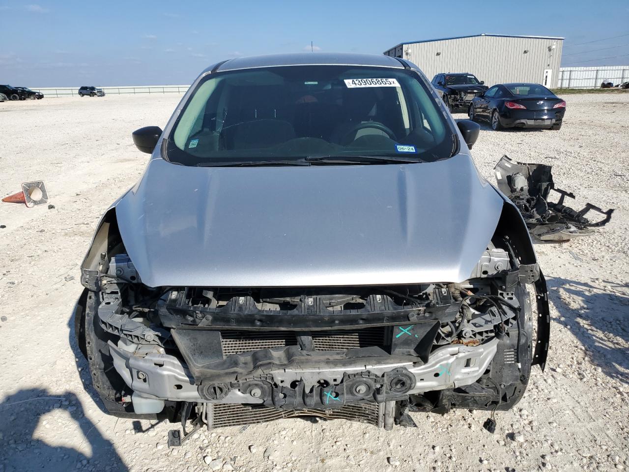 2017 Ford Escape VIN 1FMCU0F72HUC10492 Copart auction photo, front end / side damage thumbnail 5