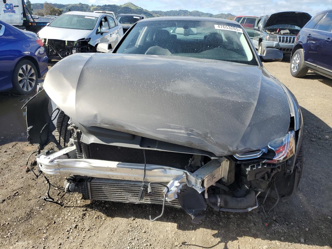 2014 Audi A5 VIN WAULFAFR7EA062470 Copart auction photo, front end damage thumbnail 5