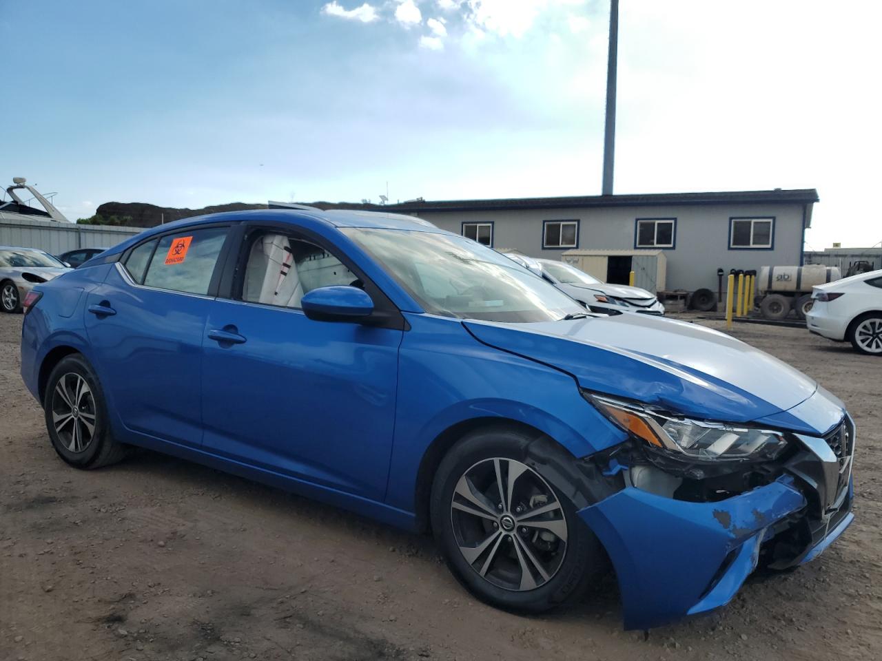 2021 Nissan Sentra VIN 3N1AB8CV4MY253860 Copart auction photo, front end / rear end damage thumbnail 4