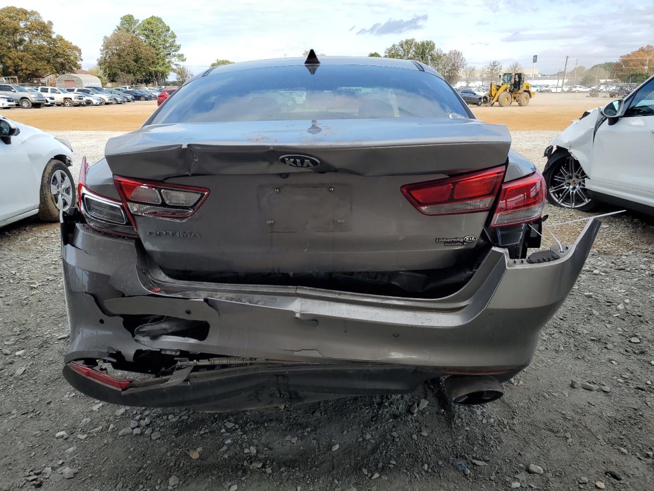 2018 KIA Optima VIN 5XXGT4L33JG273453 Copart auction photo, rear end damage thumbnail 6