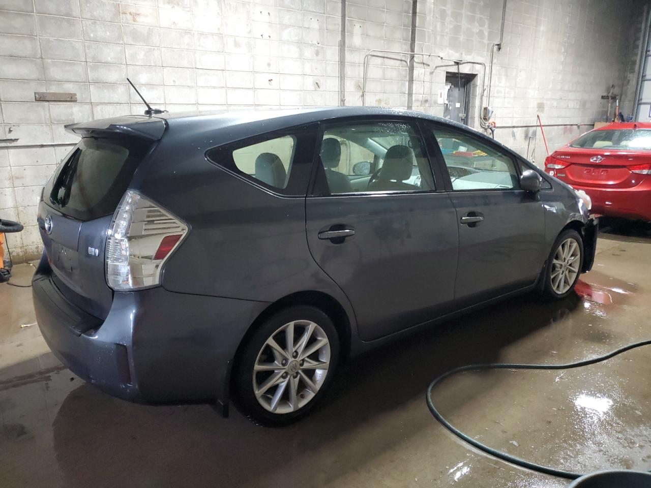 2014 Toyota Prius VIN JTDZN3EU0E3329986 Copart auction photo, front end / rear end damage thumbnail 3