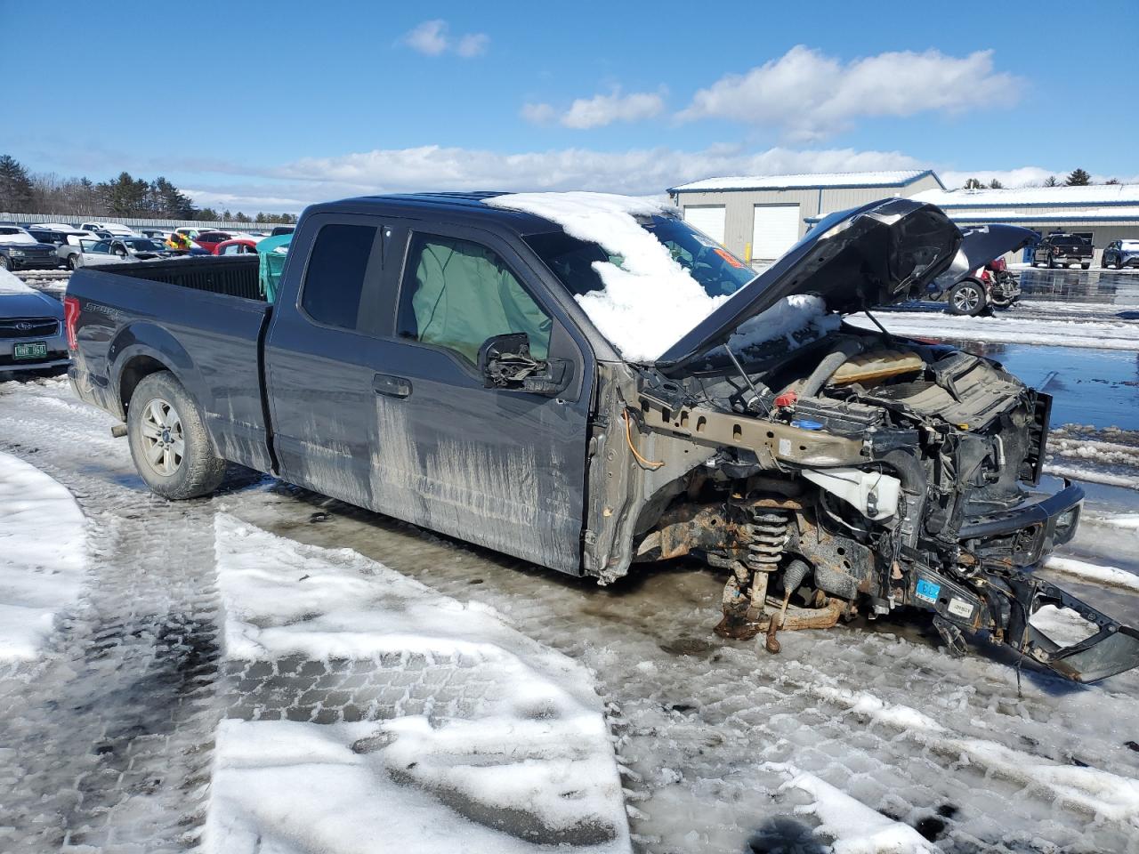2015 Ford F-150 VIN 1FTEX1EP1FFB17959 Copart auction photo, front end damage thumbnail 4