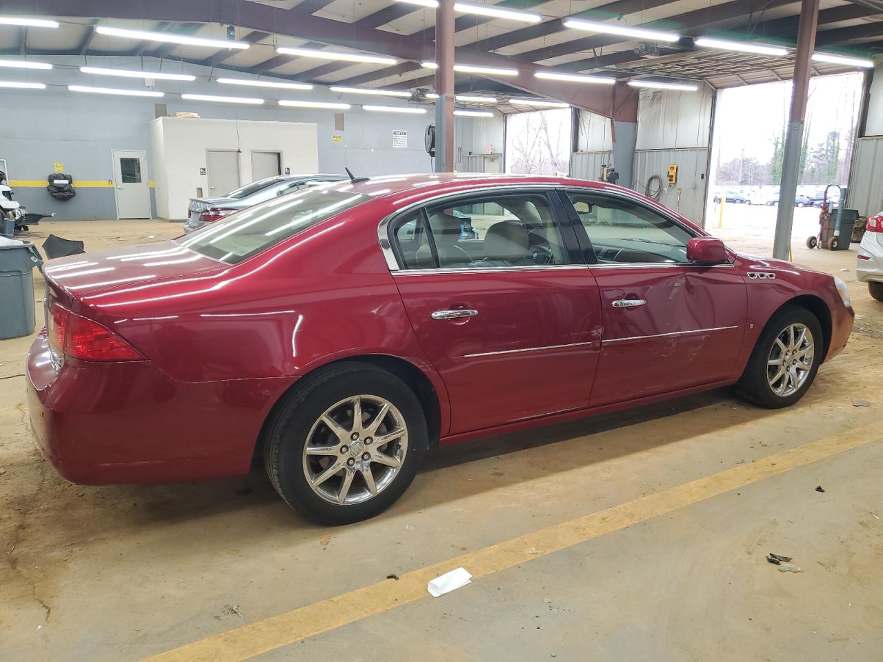 2008 Buick Lucerne VIN 1G4HD57228U127537 Copart auction photo, all over damage thumbnail 3