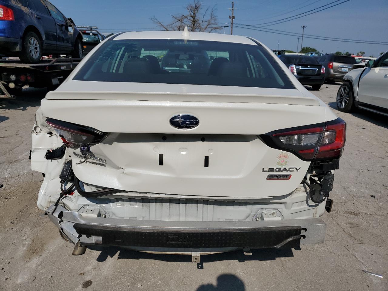 2021 Subaru Legacy VIN 4S3BWAH67M3014729 Copart auction photo, rear end / side damage thumbnail 6