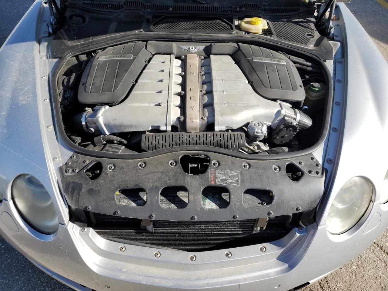 2004 Bentley Continental VIN SCBCR63W04C022416 Copart auction photo, burn / mechanical damage thumbnail 11