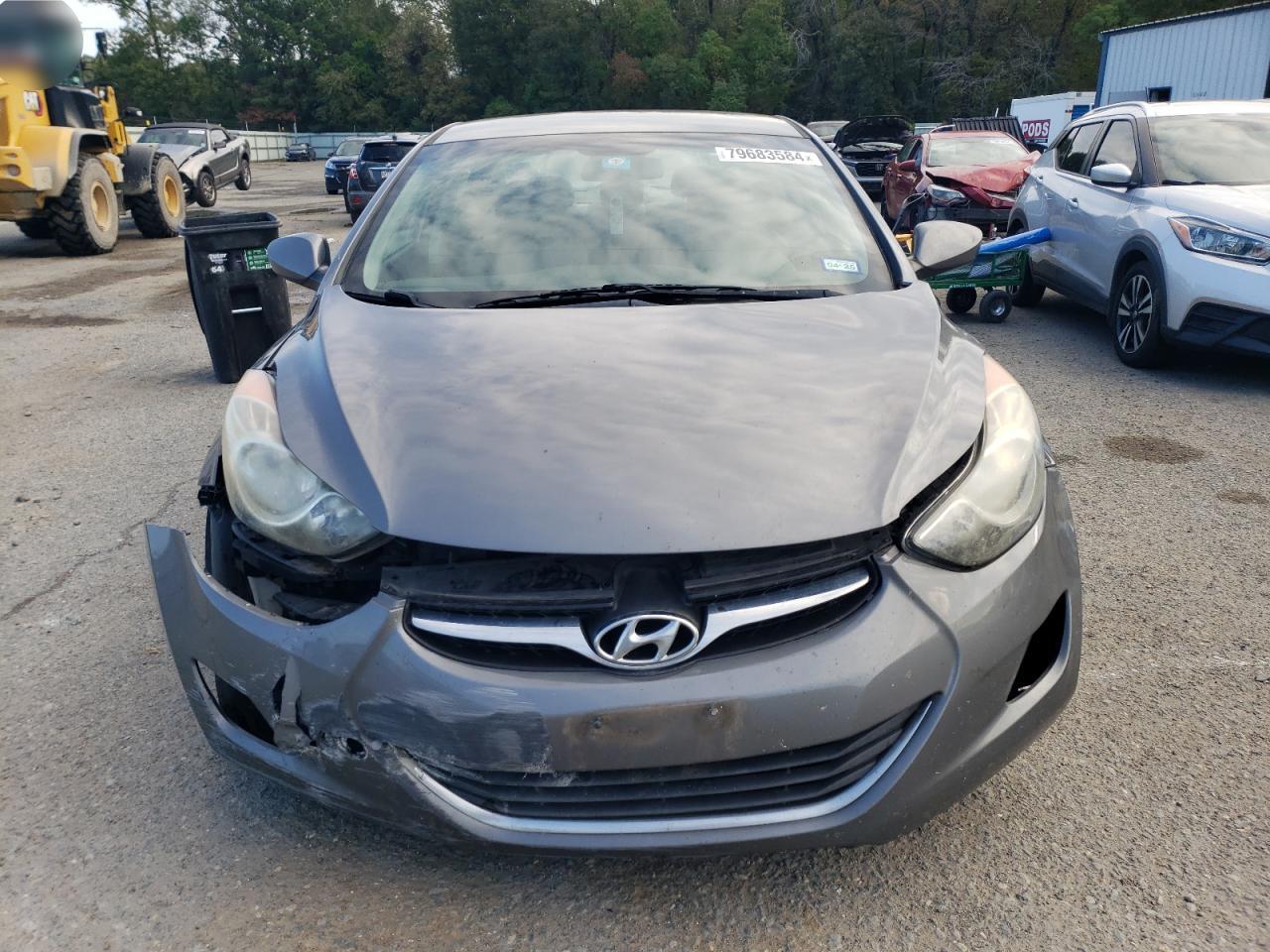 2013 Hyundai Elantra VIN 5NPDH4AE0DH292110 Copart auction photo, front end / rear end damage thumbnail 5