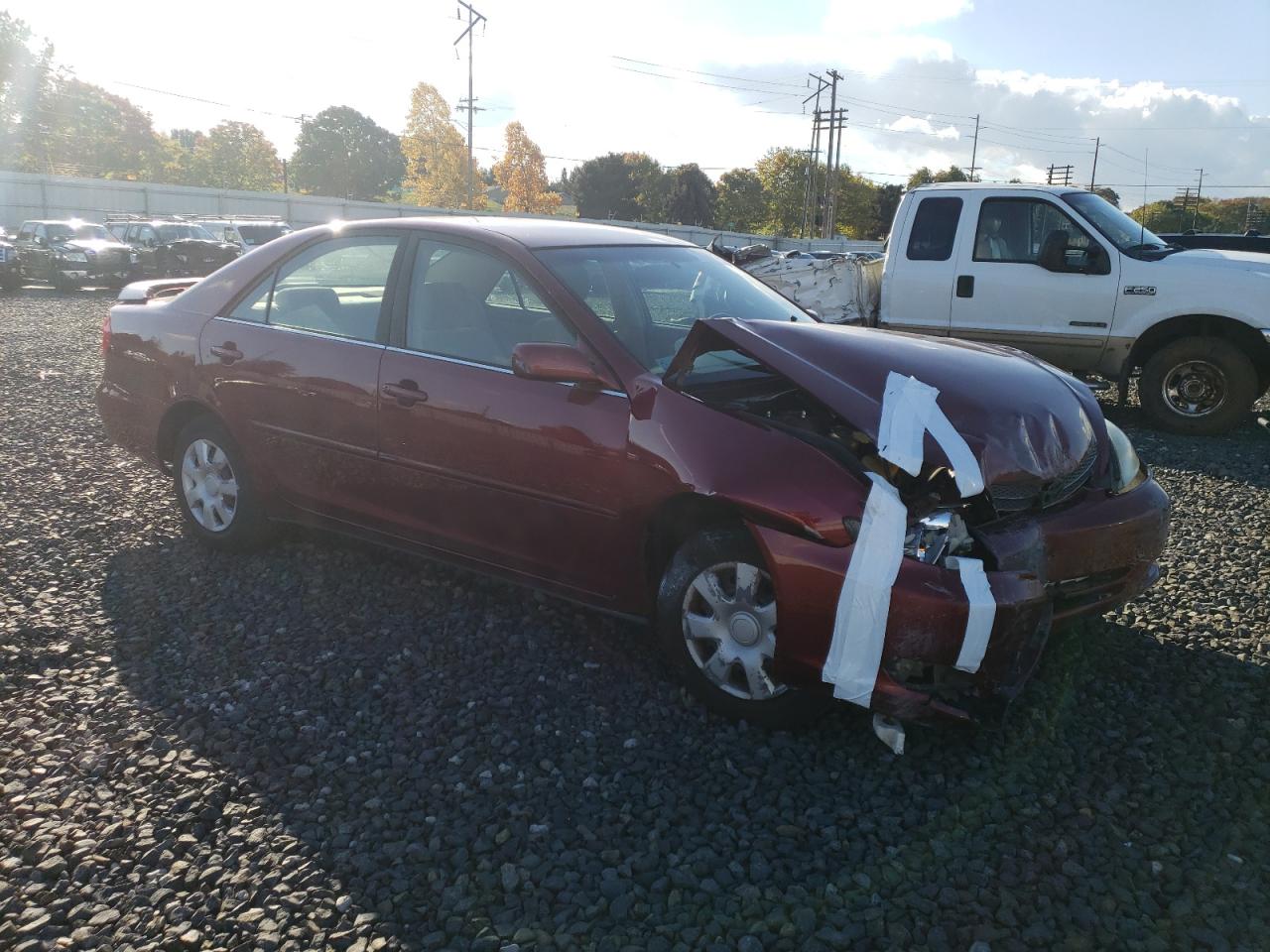 2004 Toyota Camry VIN JTDBE32K440249367 Copart auction photo, front end damage thumbnail 4