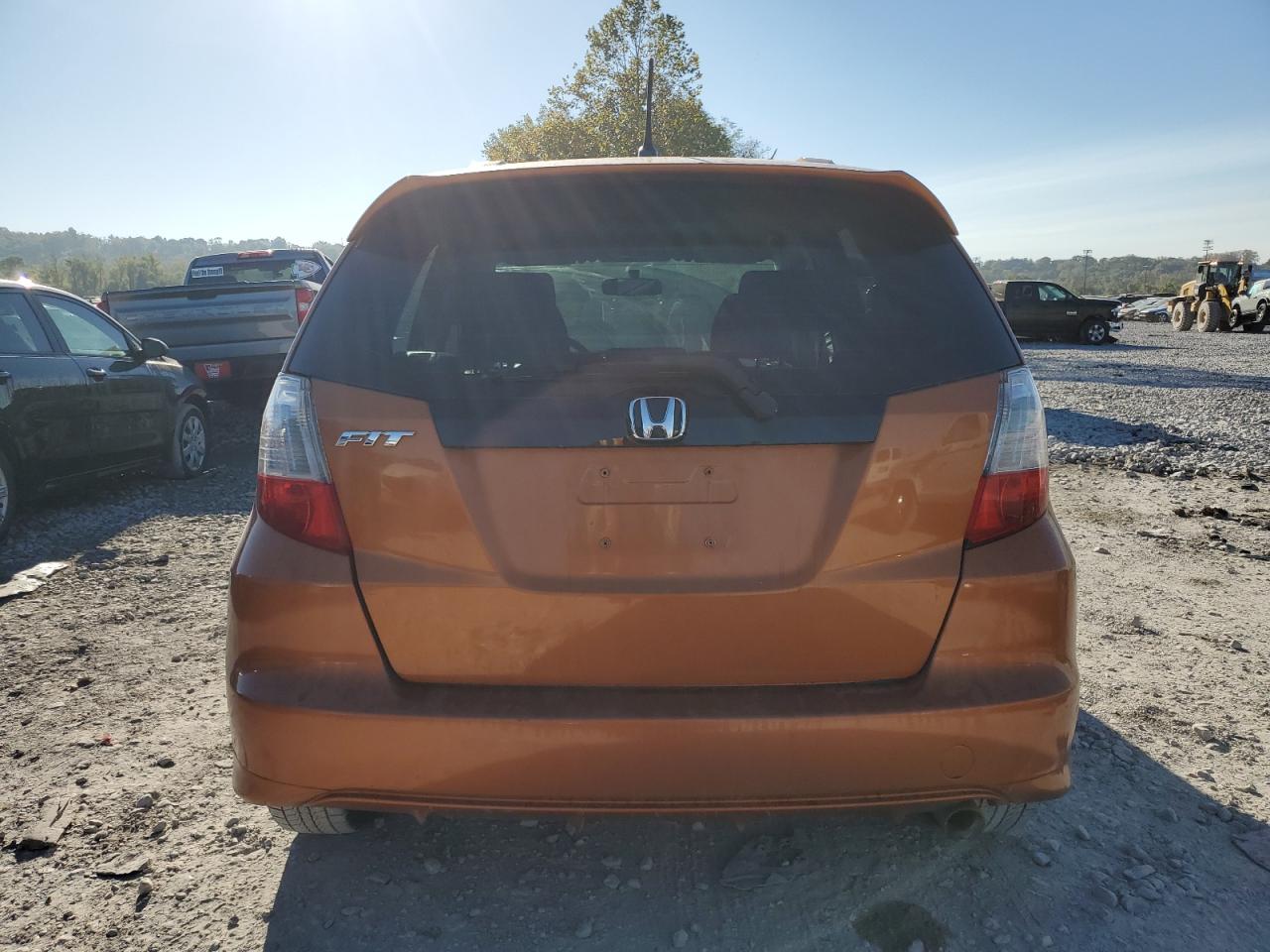 2010 Honda Fit VIN JHMGE8H44AS003221 Copart auction photo, side damage thumbnail 6
