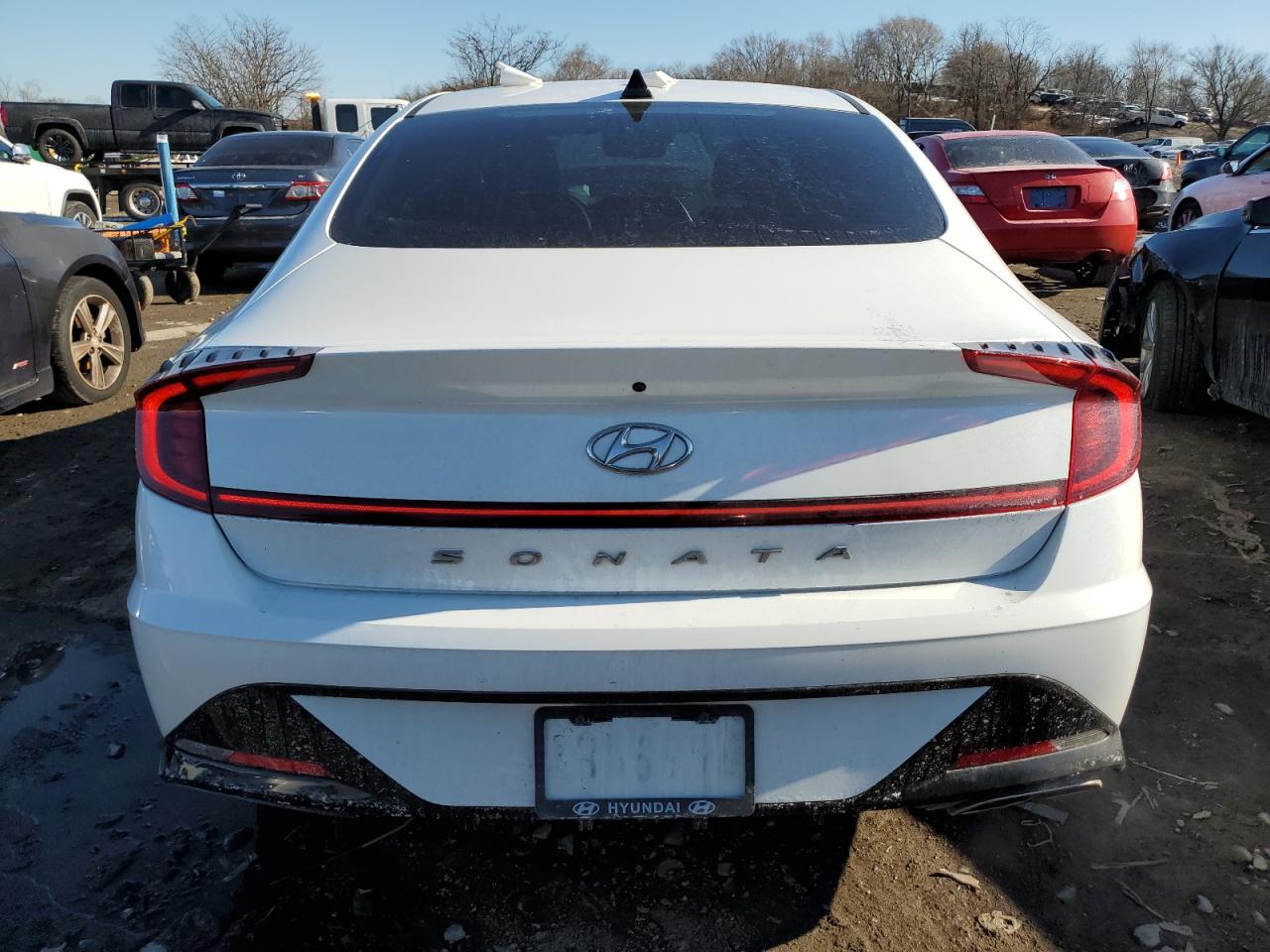 2020 Hyundai Sonata VIN 5NPEL4JA3LH032850 Copart auction photo, front end damage thumbnail 6