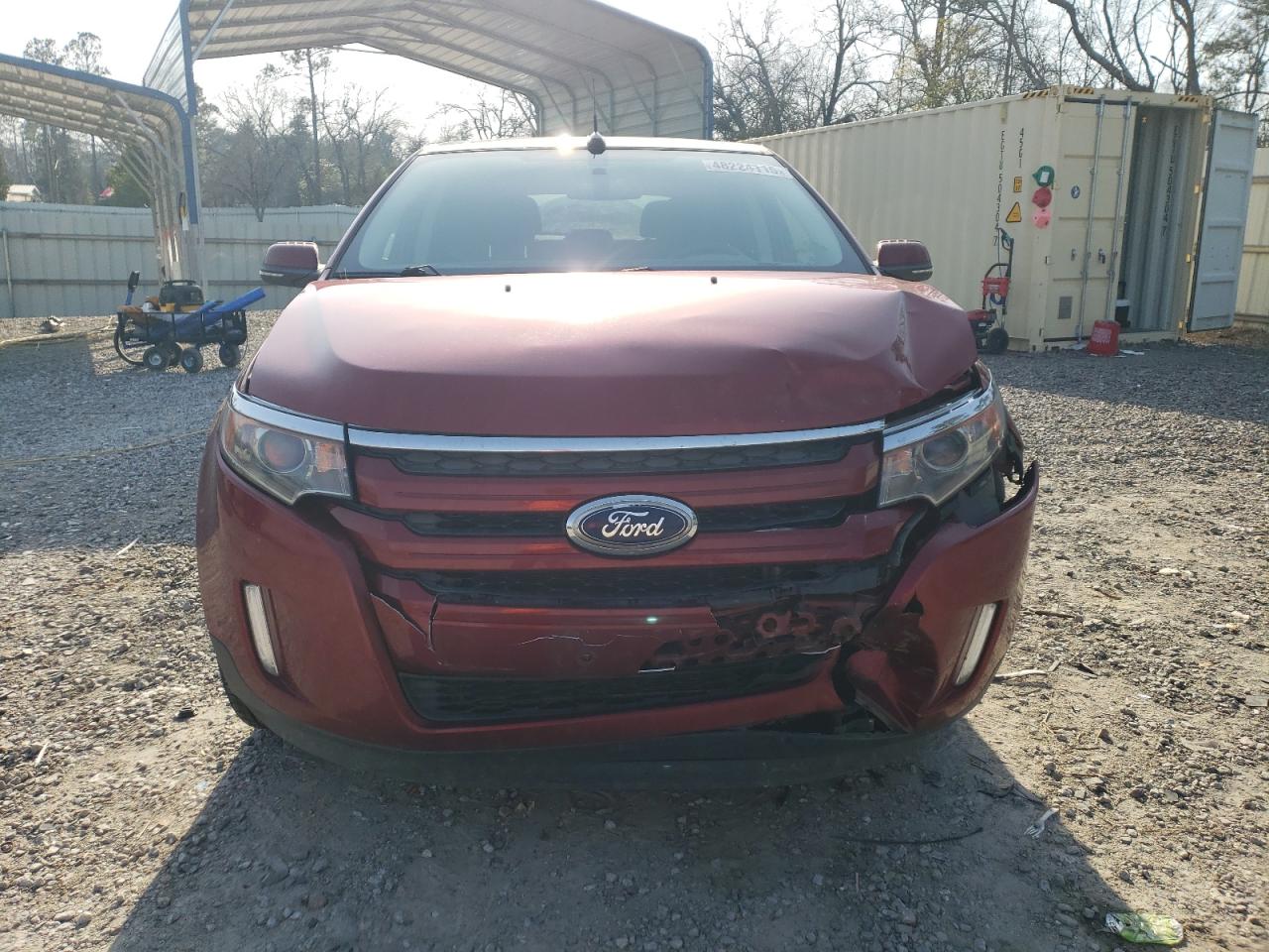 2014 Ford Edge VIN 2FMDK4JC4EBB21367 Copart auction photo, front end / minor dent/scratches damage thumbnail 5