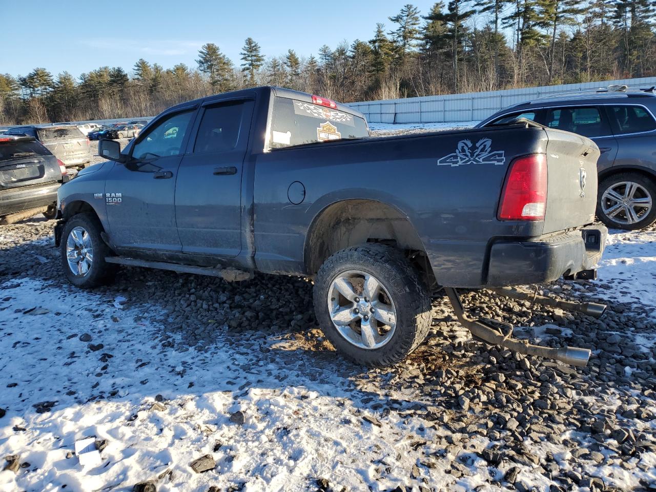 2019 RAM 1500 VIN 1C6RR7FT3KS508730 Copart auction photo, front end / undercarriage damage thumbnail 2
