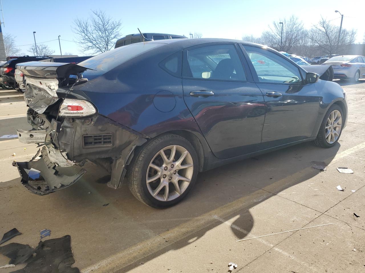 2013 Dodge Dart VIN 1C3CDFBA9DD302612 Copart auction photo, front end / rear end damage thumbnail 3