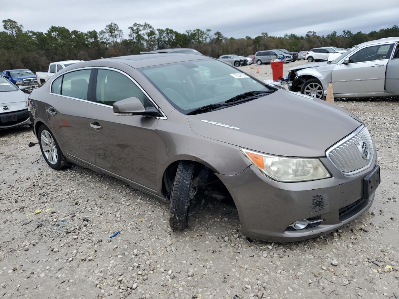 2011 Buick LaCrosse VIN 1G4GC5ED9BF329015 Copart auction photo, front end / undercarriage damage thumbnail 4