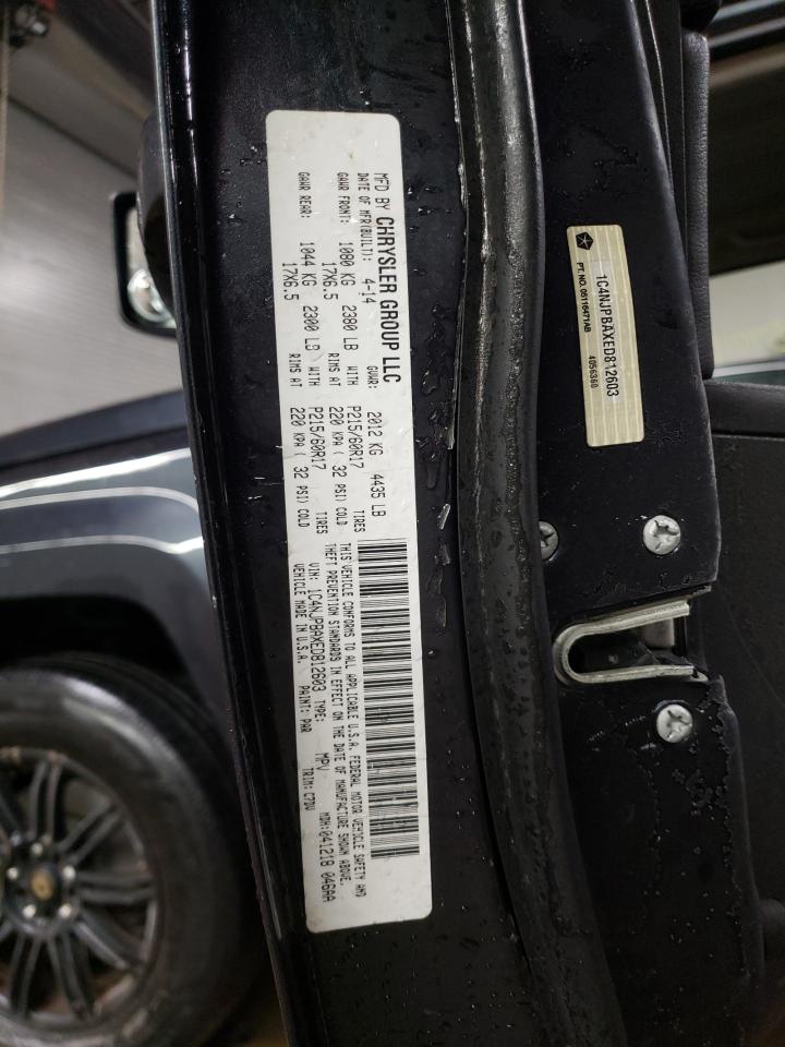 2014 Jeep Liberty (Patriot) VIN 1C4NJPBAXED812603 Copart auction photo, front end damage thumbnail 13