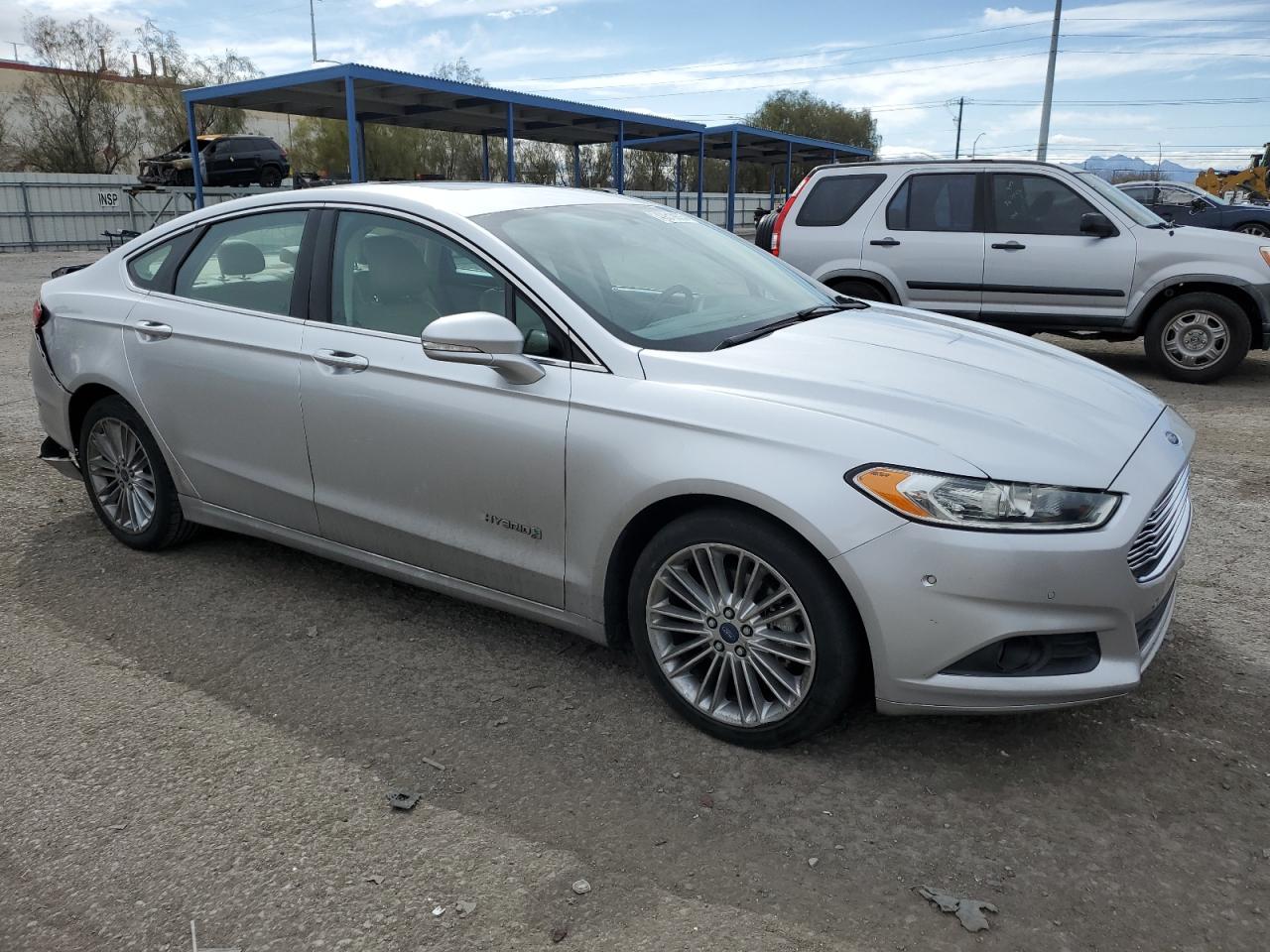 2014 Ford Fusion VIN 3FA6P0LUXER158864 Copart auction photo, rear end damage thumbnail 4