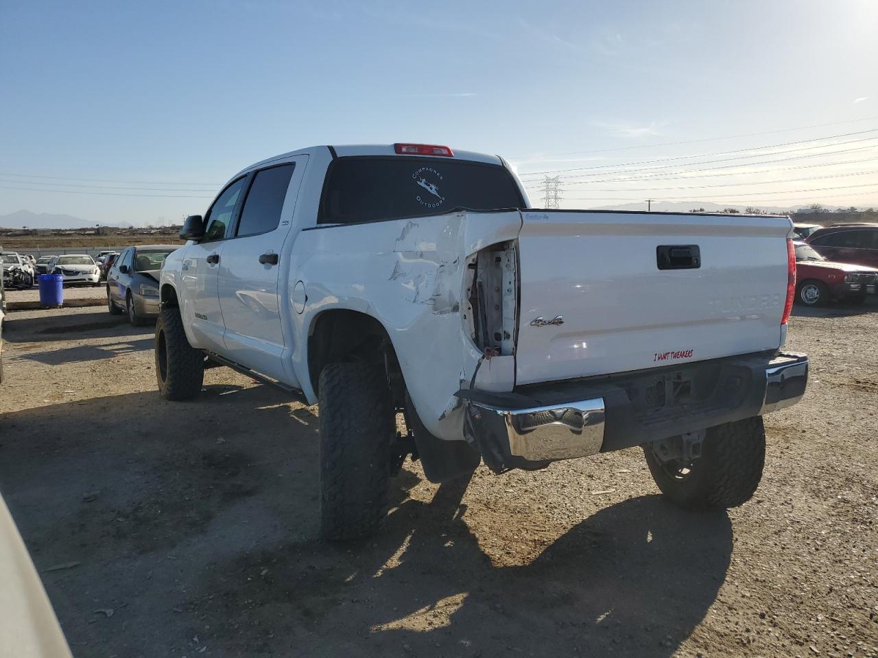 2018 Toyota Tundra VIN 5TFDY5F17JX759647 Copart auction photo, undercarriage / rear end damage thumbnail 2