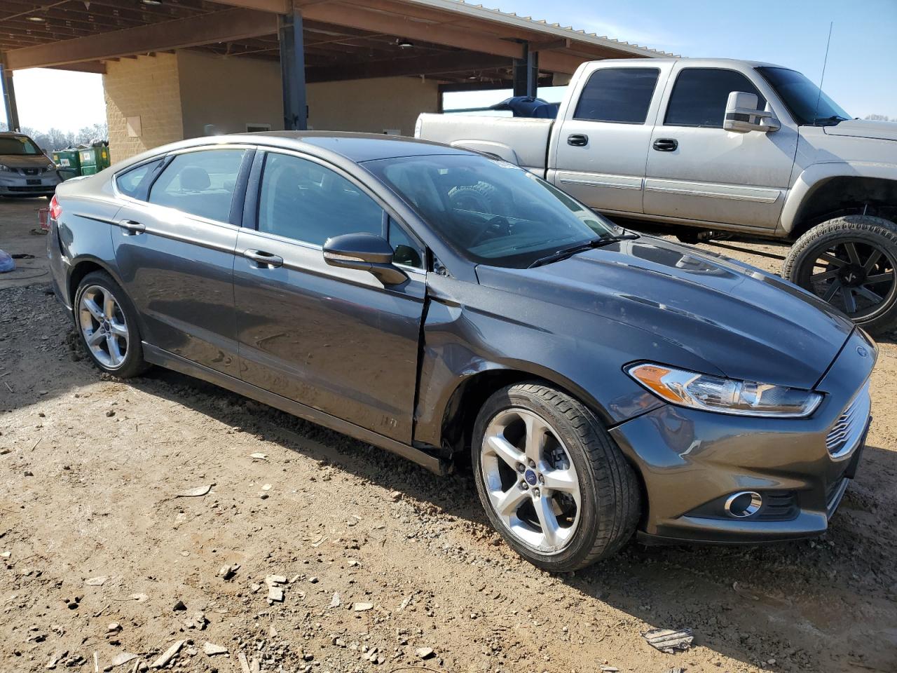 2015 Ford Fusion VIN 3FA6P0HD5FR262852 Copart auction photo, front end / undercarriage damage thumbnail 4