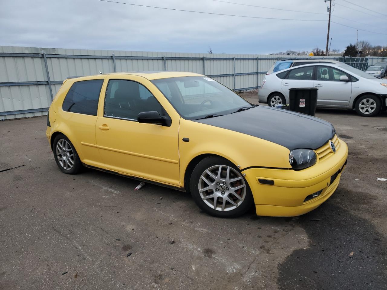 2003 Volkswagen GTI VIN 9BWKE61J634076572 Copart auction photo, hail damage thumbnail 4