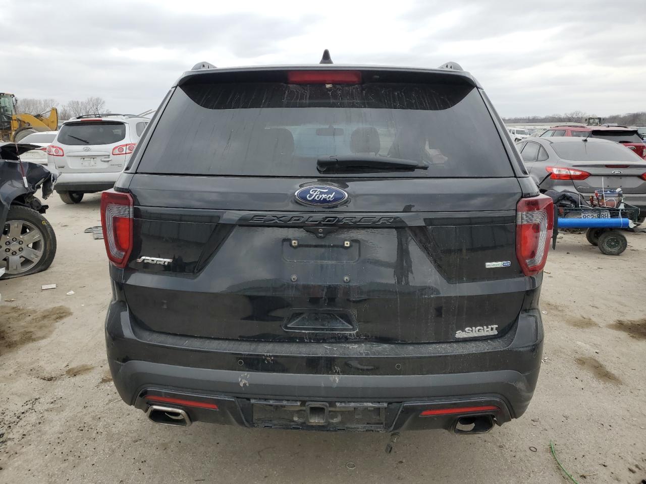 2017 Ford Explorer VIN 1FM5K8GT5HGB37612 Copart auction photo, side damage thumbnail 6