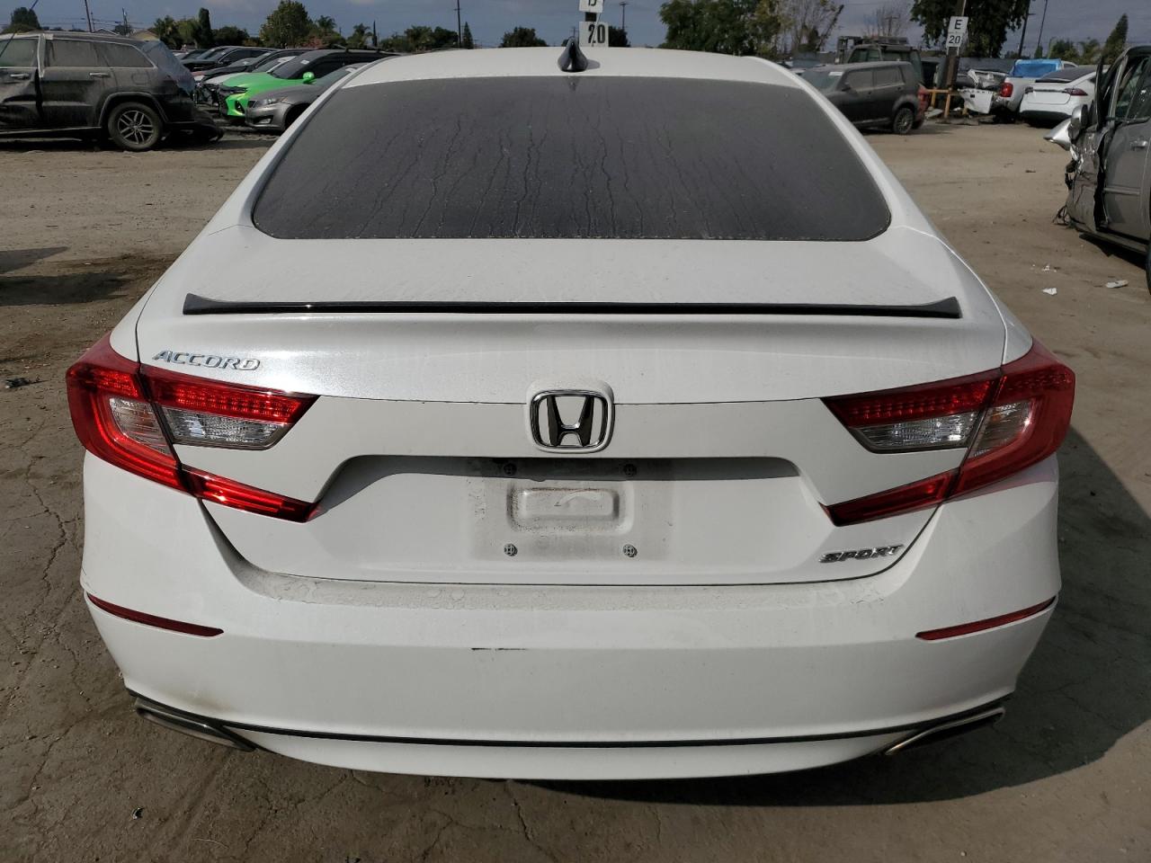 2021 Honda Accord VIN 1HGCV1F39MA105627 Copart auction photo, front end damage thumbnail 6