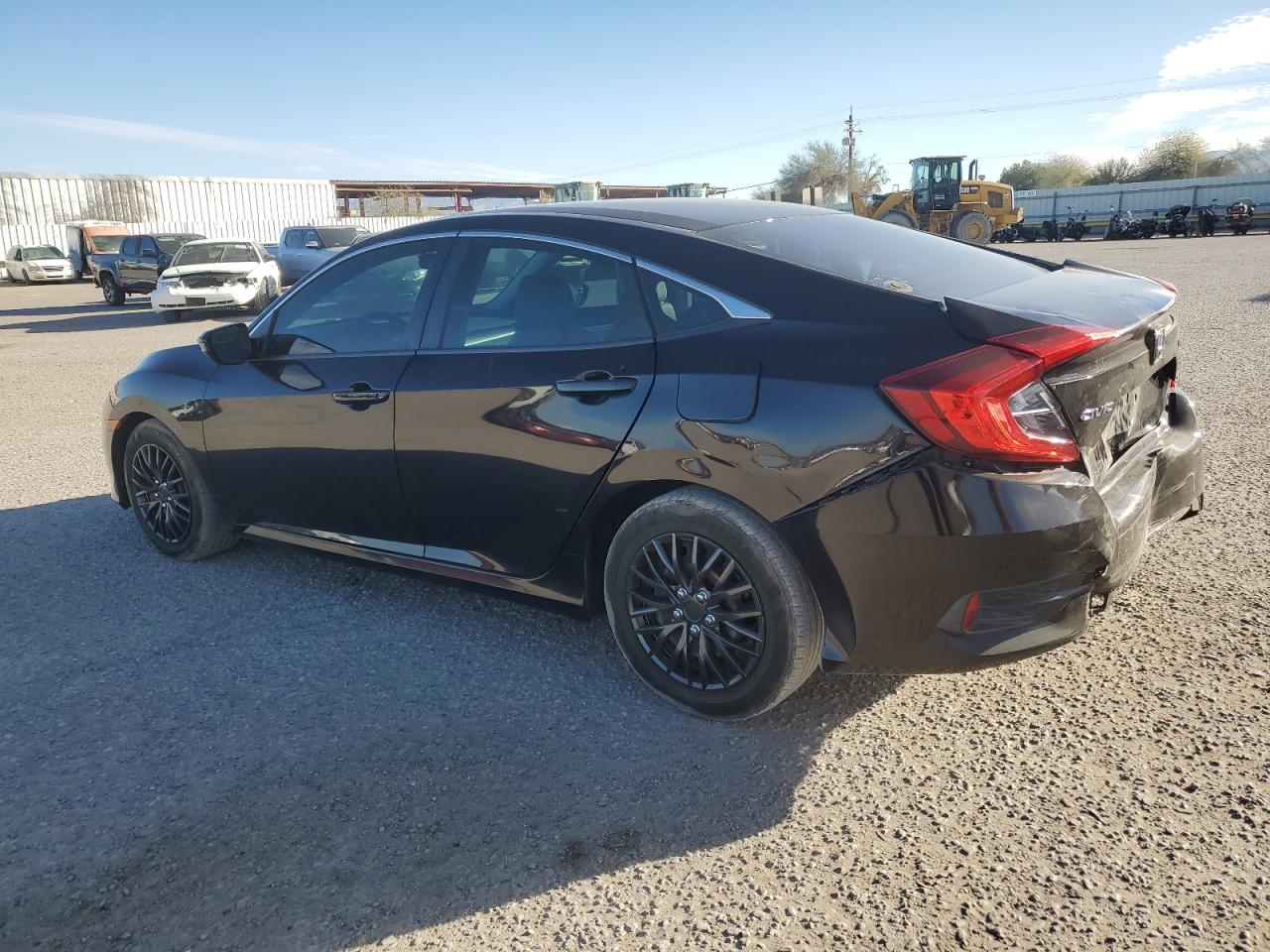 2017 Honda Civic VIN 19XFC2F52HE048747 Copart auction photo, rear end damage thumbnail 2