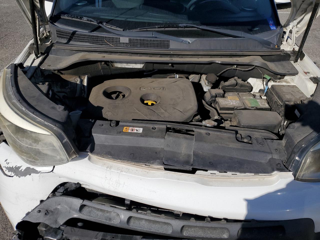 2015 KIA Soul VIN KNDJP3A56F7163294 Copart auction photo, front end damage thumbnail 11