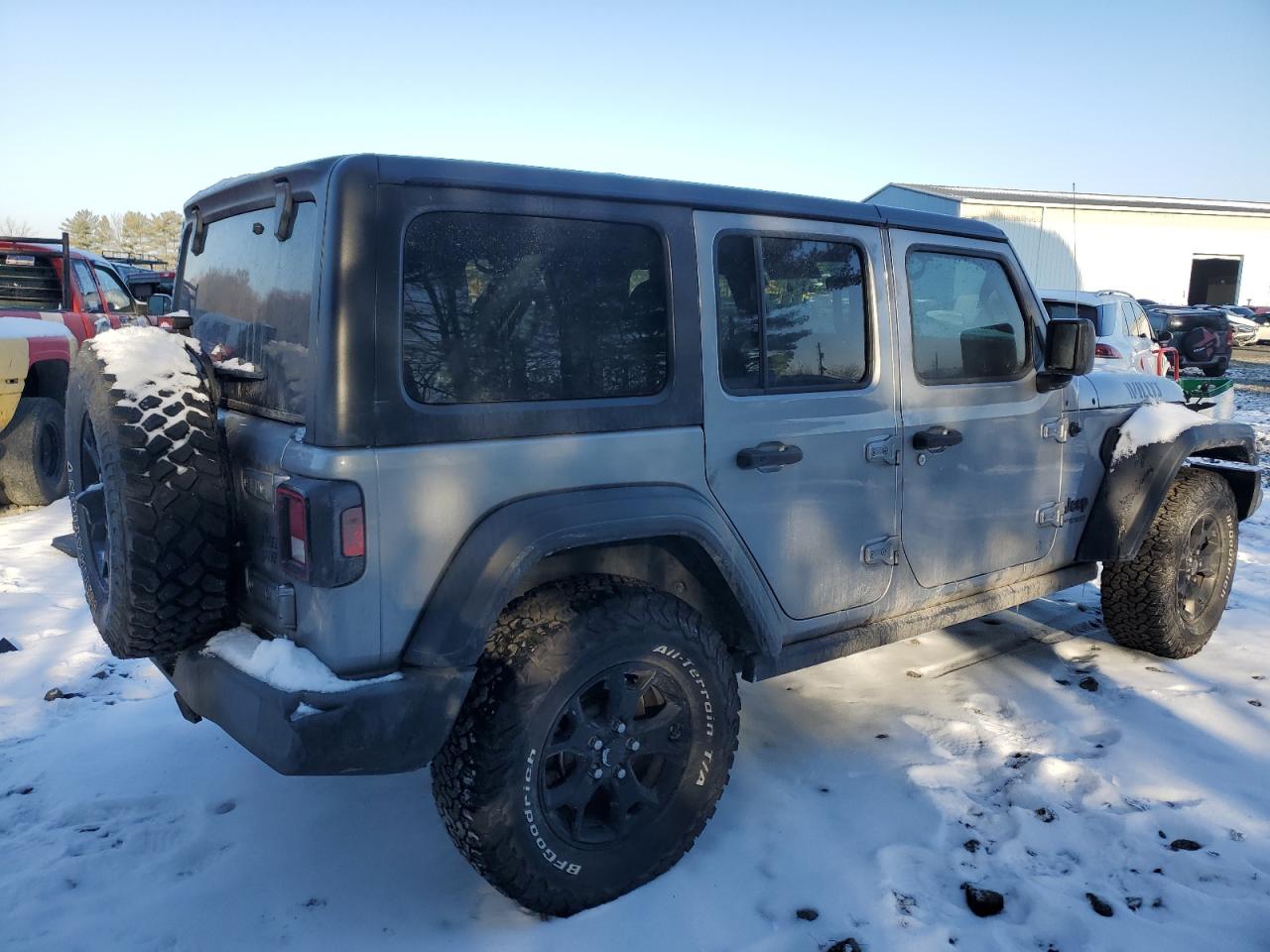 2020 Jeep Wrangler VIN 1C4HJXDN8LW208269 Copart auction photo, rear end damage thumbnail 3