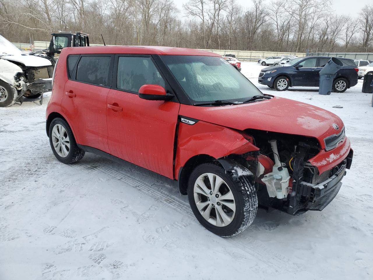2016 KIA Soul VIN KNDJP3A53G7855630 Copart auction photo, front end damage thumbnail 4