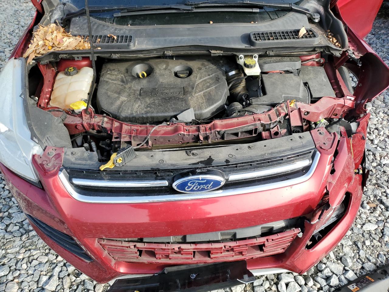 2014 Ford Escape VIN 1FMCU0J98EUA50445 Copart auction photo, front end damage thumbnail 12