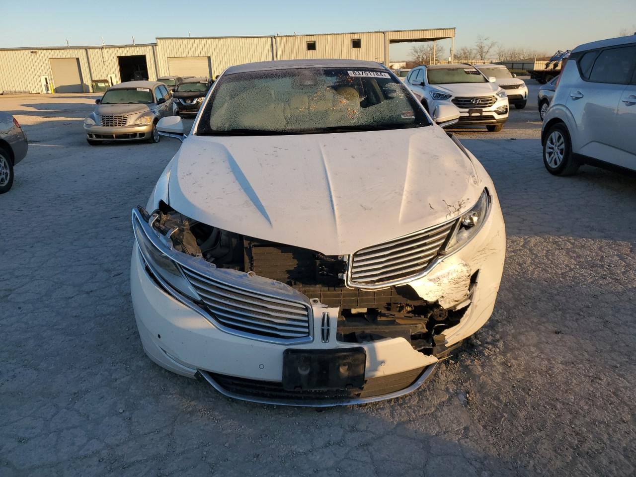 2014 Lincoln MKZ VIN 3LN6L2LU7ER807601 Copart auction photo, front end / minor dent/scratches damage thumbnail 5