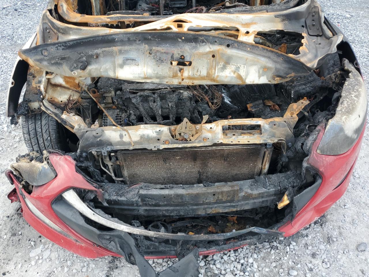 2013 Hyundai Elantra VIN KMHD35LE0DU080004 Copart auction photo, burn damage thumbnail 11