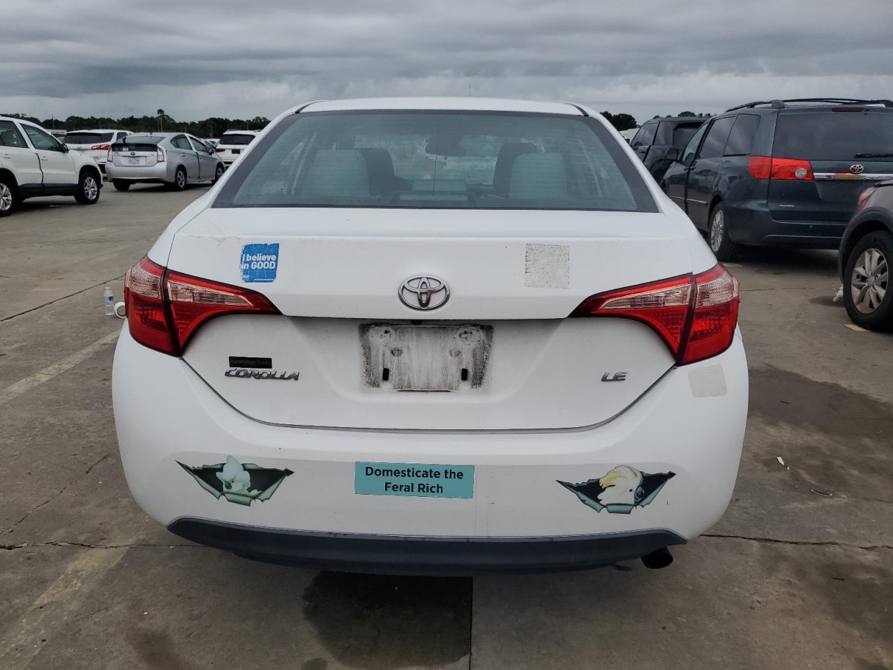 2017 Toyota Corolla VIN 2T1BURHE6HC818772 Copart auction photo, water/flood damage thumbnail 6