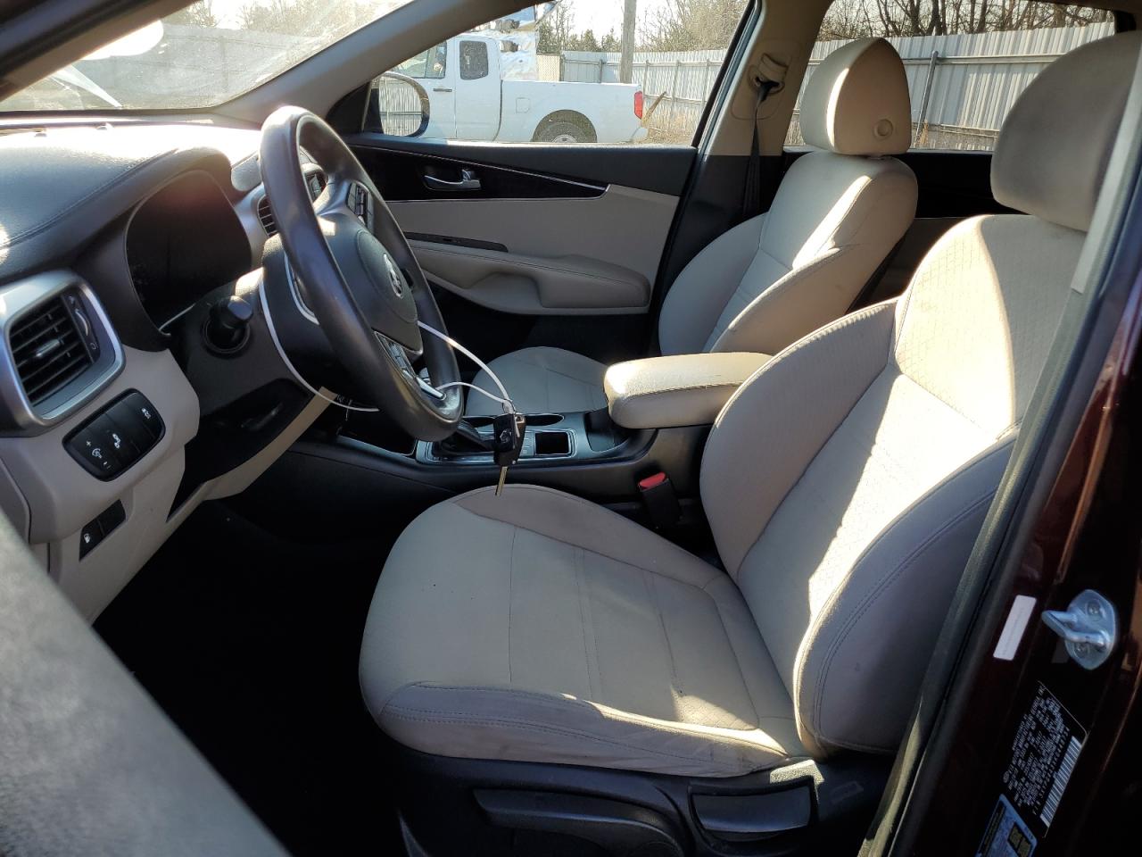 2019 KIA Sorento VIN 5XYPG4A3XKG448754 Copart auction photo, front end / undercarriage damage thumbnail 7