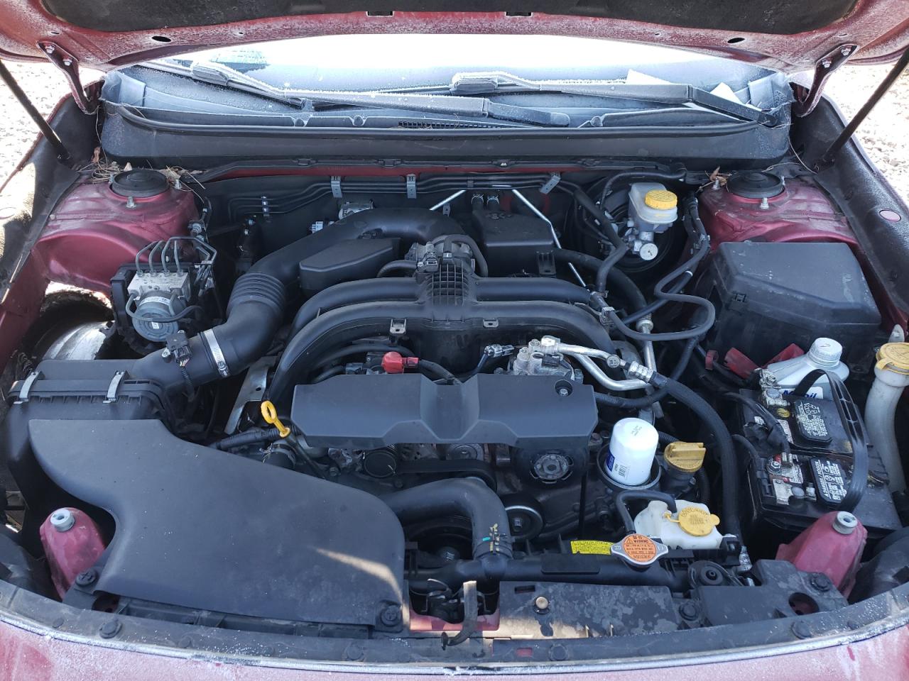 2015 Subaru Legacy VIN 4S3BNBN69F3074527 Copart auction photo, undercarriage / front end damage thumbnail 11