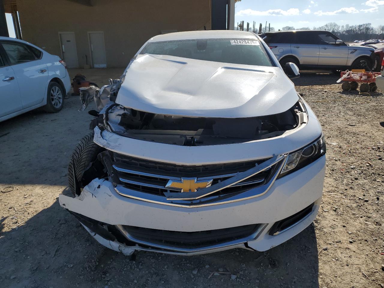 2018 Chevrolet Impala VIN 2G1105S3XJ9120400 Copart auction photo, front end / side damage thumbnail 5