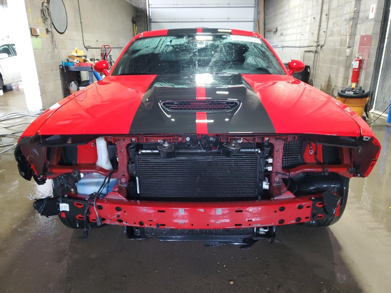 2021 Dodge Challenger VIN 2C3CDZKG0MH594353 Copart auction photo, front end / hail damage thumbnail 5