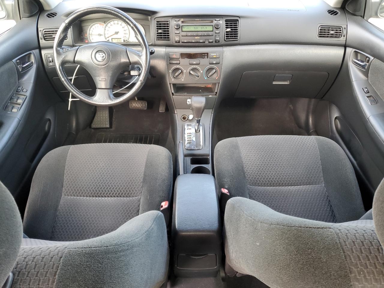 2005 Toyota Corolla VIN 2T1BR32E75C354734 Copart auction photo, front end / side damage thumbnail 8