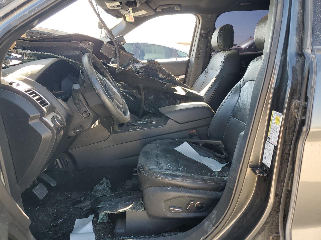 2017 Ford Explorer VIN 1FM5K8FH0HGA10926 Copart auction photo, burn damage thumbnail 7