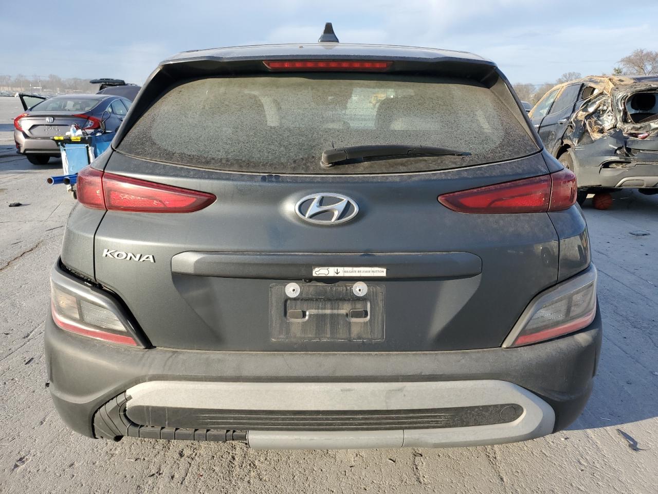 2022 Hyundai Kona VIN KM8K22AB2NU848410 Copart auction photo, front end / minor dent/scratches damage thumbnail 6