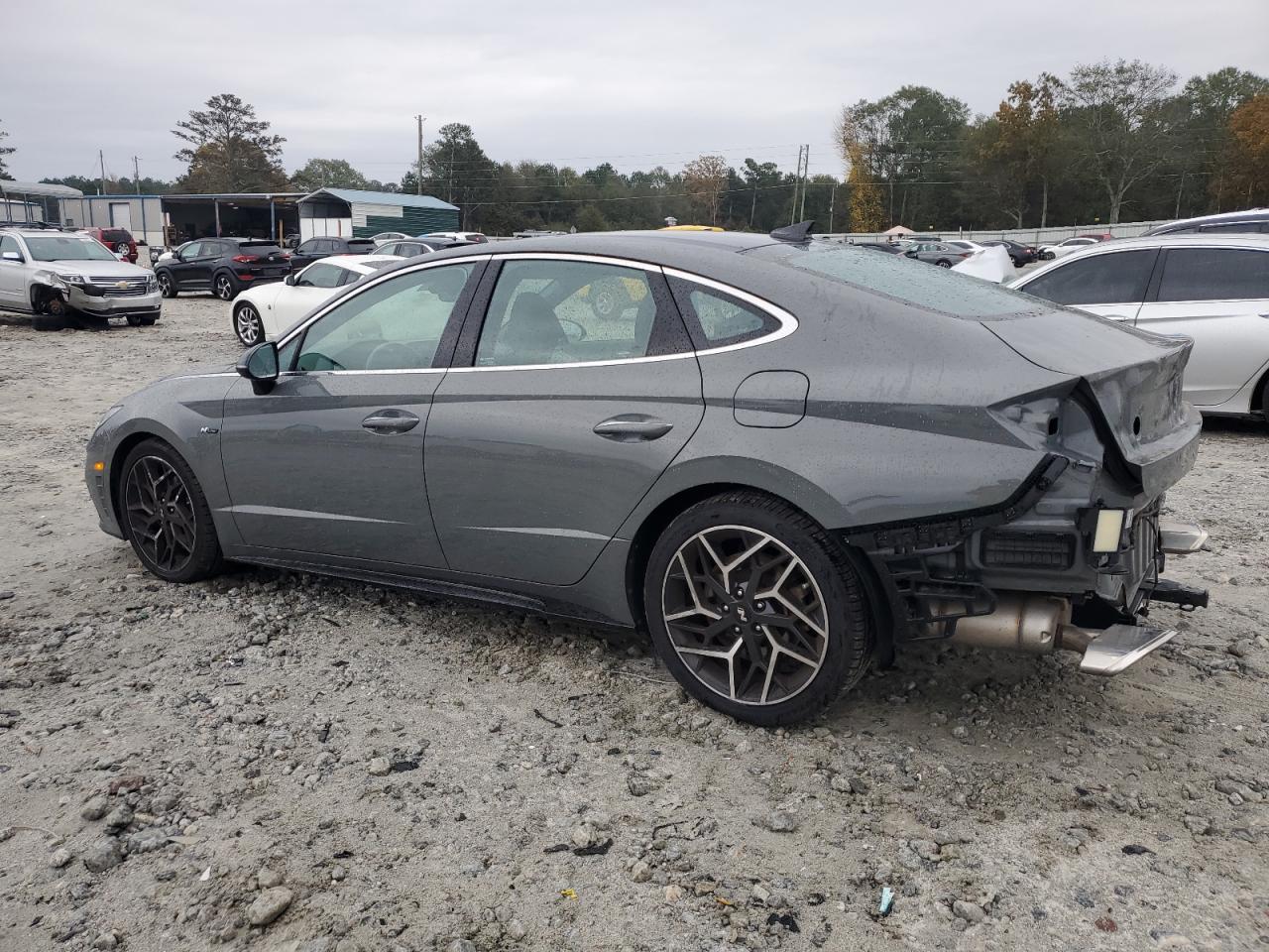 2021 Hyundai Sonata VIN 5NPEK4JC6MH123150 Copart auction photo, rear end damage thumbnail 2