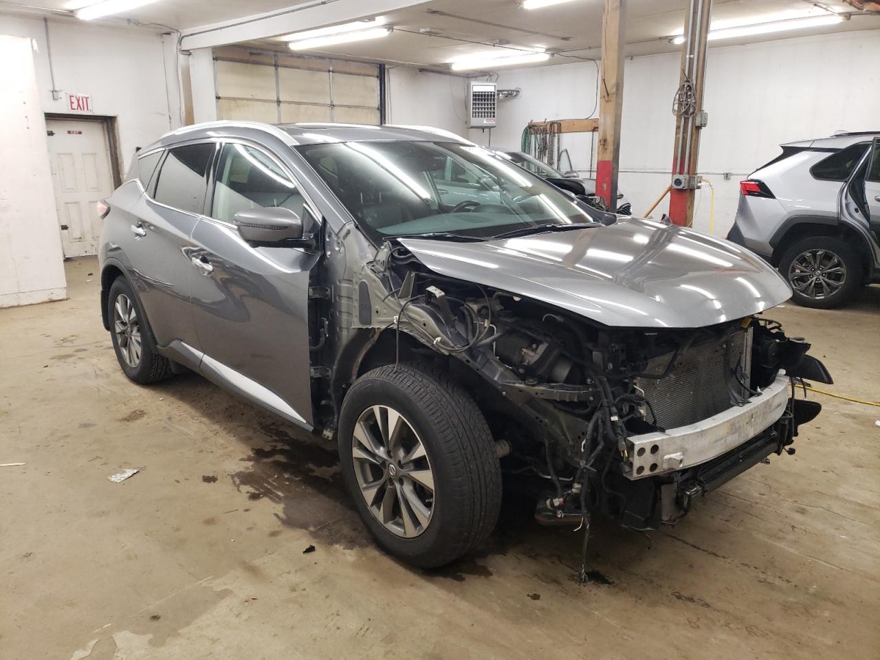 2018 Nissan Murano VIN 5N1AZ2MH8JN188594 Copart auction photo, front end damage thumbnail 4
