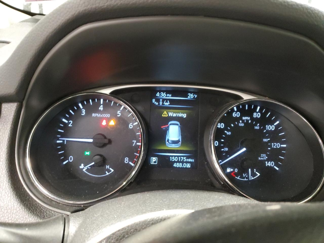 2015 Nissan Rogue VIN 5N1AT2MV6FC851414 Copart auction photo, rear end damage thumbnail 9