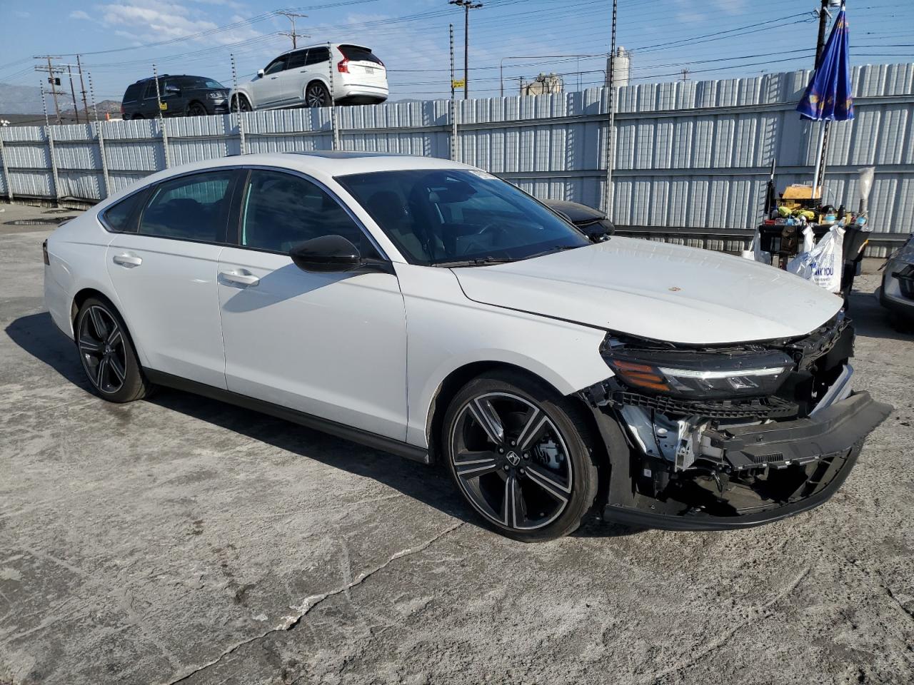 2024 Honda Accord VIN 1HGCY2F57RA084444 Copart auction photo, front end / rear end damage thumbnail 4