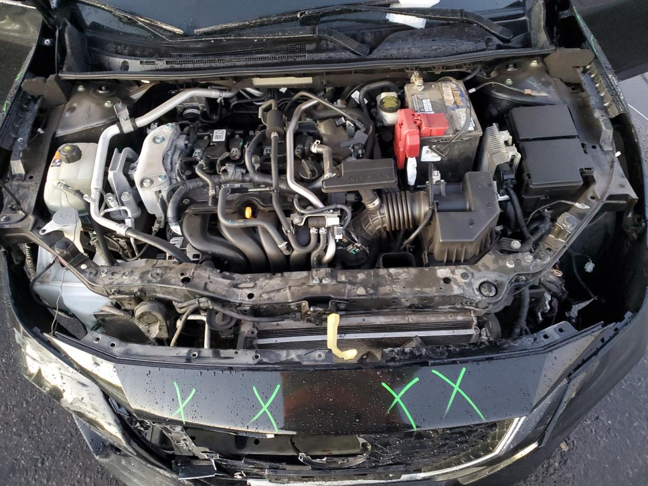 2021 Nissan Sentra VIN 3N1AB8CV9MY222037 Copart auction photo, front end damage thumbnail 11