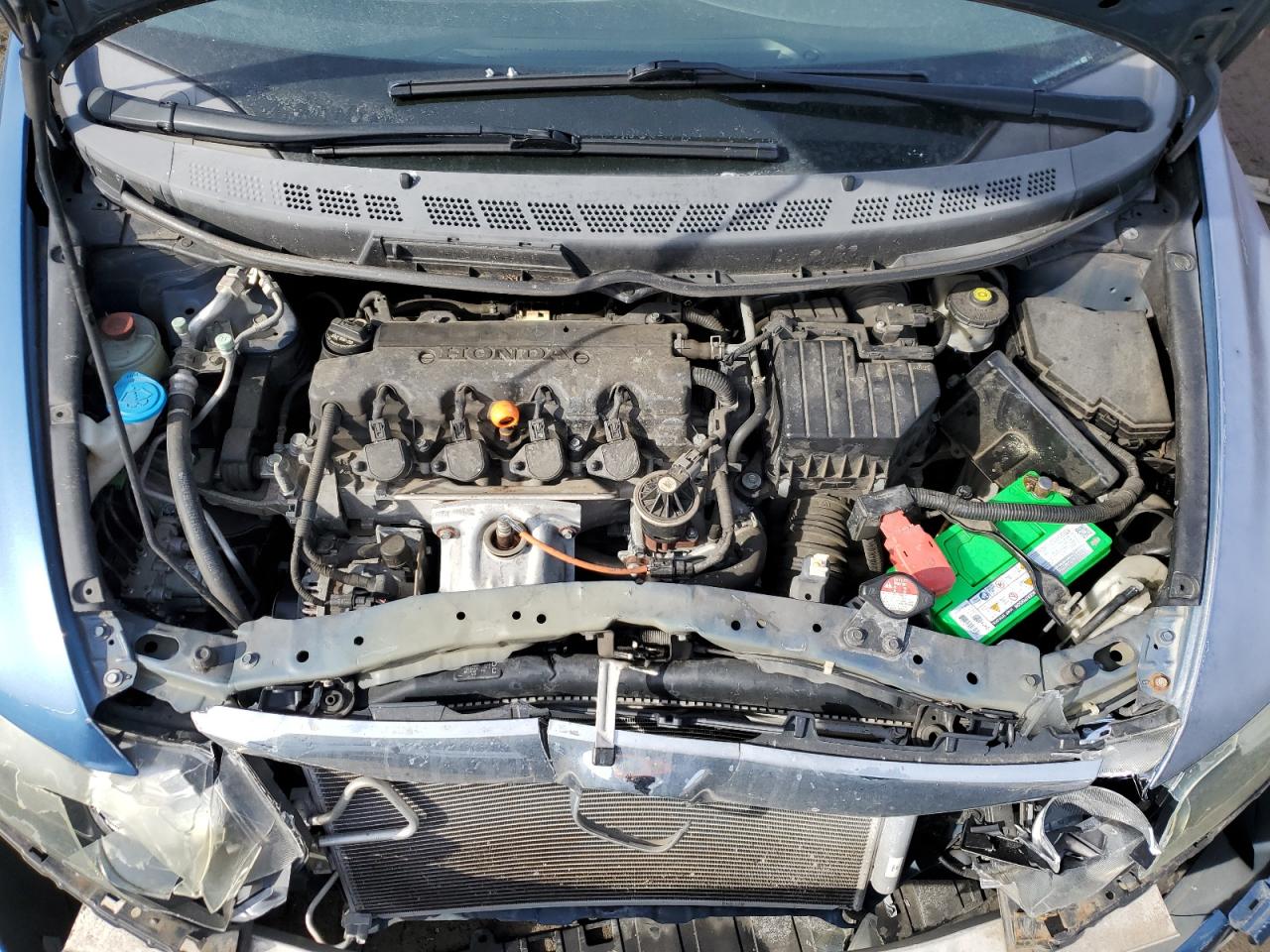 2010 Honda Civic VIN 2HGFA1F30AH527890 Copart auction photo, front end damage thumbnail 11