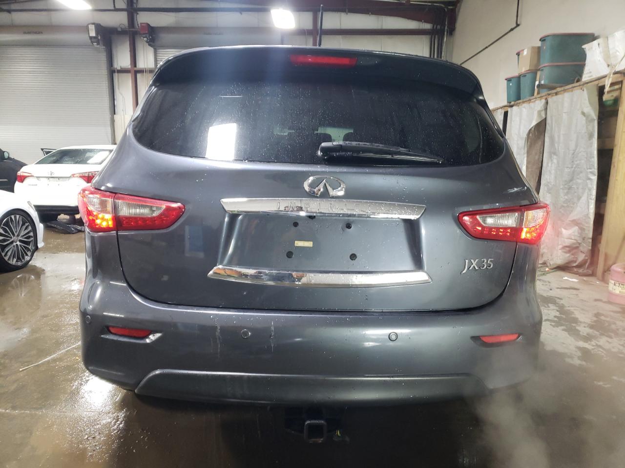 2013 Infiniti JX VIN 5N1AL0MMXDC300752 Copart auction photo, front end / side damage thumbnail 6