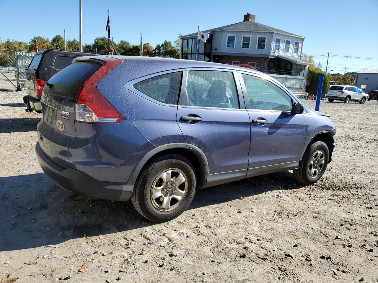 2013 Honda CR-V VIN 2HKRM4H38DH614529 Copart auction photo, front end damage thumbnail 3